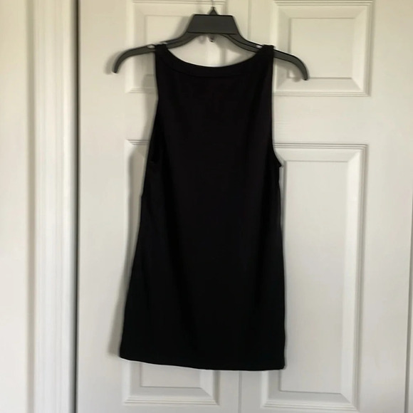 Express, sz M, black dressy tank. Cute under blazer or cardigan or with shorts! - Picture 4 of 4